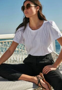 Next SHORT SLEEVE CREW NECK BUBBLEHEM - T-Shirt Print - White -Next 004845df900043e78b8233a6db8b8c68