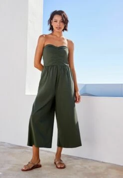 Next BANDEAU PETIT - Jumpsuit - Khaki Green