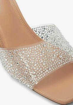 Next FOREVER COMFORT VINYL JEWEL - Pantolette Hoch - Nude/pink -Next 054bf485f54c4ba0889e594660799dbb