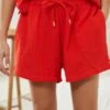 Next CRINKLE STANDARD - Shorts - Red
