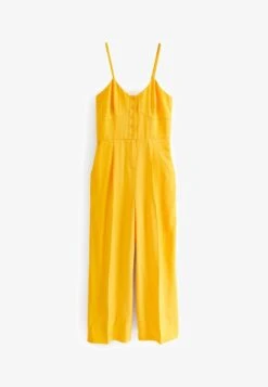 Next STRAPPY BUTTON DETAIL STANDARD - Jumpsuit - Yellow -Next 06332efed91249baa0384f92d54727c9