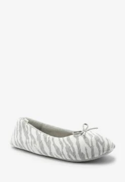 Next ANIMAL PRINT - Riemensandalette - Grey Zebra -Next 065c96959a39498f9aa1a66a959bff25