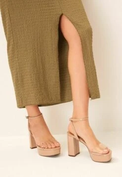 Next FOREVER COMFORT BLING TWIST STANDARD - High Heel Sandalette - Rose Gold -Next 0709b0adb51c4f21ad147baa1229936b