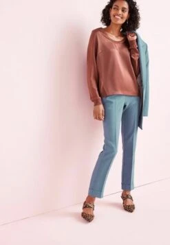 Next ACTIVE OUTDOOR LOOK ZIP NECK - Sweatshirt - Rust Brown -Next 0c94978bff7e4e63b8007f59b164ef4a