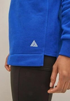 Next ACTIVE SPORTS LONGLINE - Kapuzenpullover - Bright Blue -Next 0d1fdfd044e74396a738f1f91cb8cd42