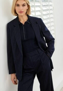 Next REGULAR FIT SINGLE BREASTED STANDARD - Blazer - Navy Blue Pinstripe