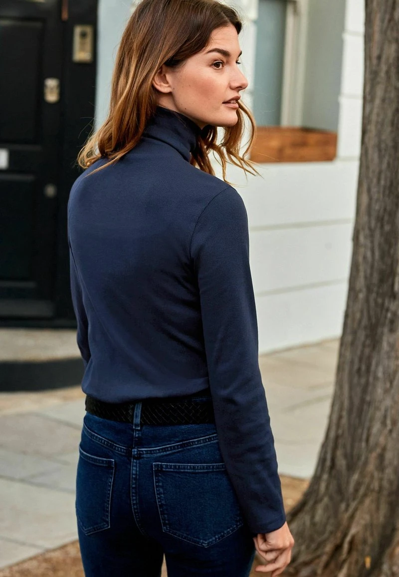 Next LONG SLEEVE ROLL NECK STANDARD - Strickpullover - Blue 2 Next LONG SLEEVE ROLL NECK STANDARD - Strickpullover - Blue – Bild 2