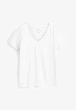 Next SHORT SLEEVE V-NECK STANDARD - T-Shirt Basic - White -Next 0e19795c796e49e699610175fc9b4ee7
