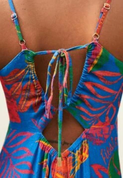 Next STRAPPY SLEEVELESS WIDE LEG STANDARD - Jumpsuit - Multi Coloured Large Scale Floral Print -Next 0f86effc5f2f4370bca9e9ddcb0dd7d0 1