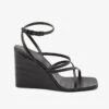 Next SIGNATURE SQUARE TOE - High Heel Sandalette - Black