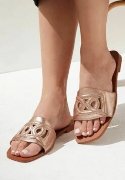Next CUT OUT DETAIL STANDARD - Pantolette Flach - Rose Gold