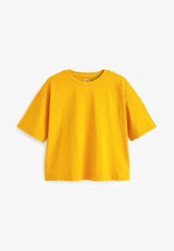 Next BOXY RELAXED FIT STANDARD - T-Shirt Basic - Yellow Ochre -Next 12a86cc258004089a9fd3b9666ce4f56