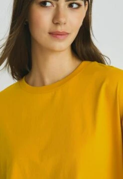 Next BOXY RELAXED FIT STANDARD - T-Shirt Basic - Yellow Ochre -Next 1376120866534b9db87732c2dd7aad87