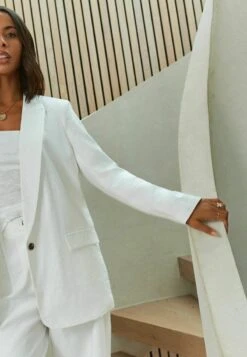 Next SINGLE BREASTED - Kurzmantel - Rochelle White -Next 162c86fb17564a4f8160461948c29ff6