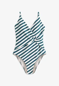 Next RUCHED TUMMY CONTROL WRAP STANDARD - Badeanzug - Black Tropical -Next 16d7c7e4b22c4e6a8c8eaa6895403143