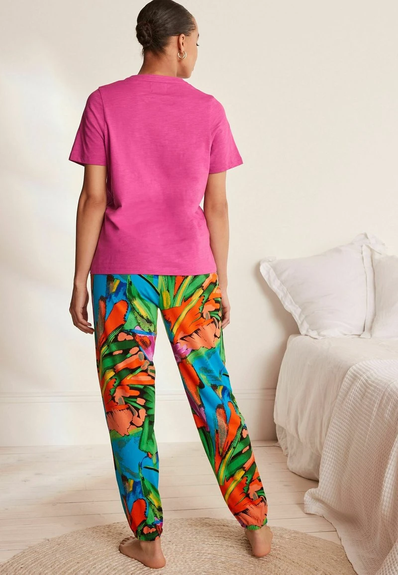 Next SET - Nachtwäsche Set - Purple Floral Orchid 2 Next SET - Nachtwäsche Set - Purple Floral Orchid – Bild 2