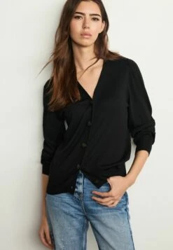 Next BUTTON - Strickjacke - Black