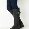 Next FOREVER COMFORT® STITCH DETAIL KNEE HIGH REGULAR/WID - Plateaustiefel - Black