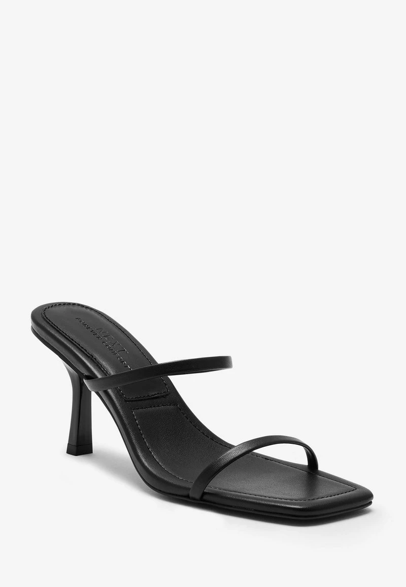 Next FOREVER COMFORT 2 BAND STRAPPY - Pantolette Hoch - Black 2 Next FOREVER COMFORT 2 BAND STRAPPY - Pantolette Hoch - Black – Bild 2