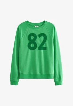 Next GRAPHIC - Sweatshirt - Khaki Green Animal Print Heart -Next 1c501b4256e342f08de6507900d5f6ff 1