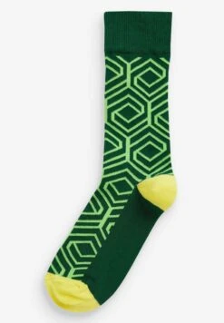 Next PATTERN 4 PACK - Socken - Bright Geo -Next 1d3422b2bbce4b2285f6040347146395