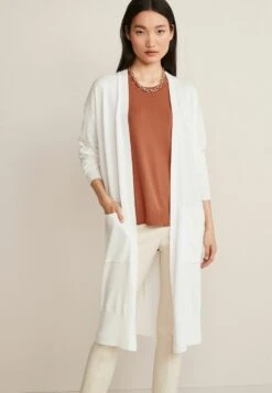 Next LONGLINE - Strickjacke - White