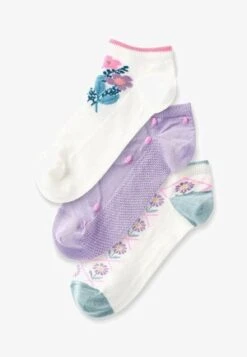 Next 4 PACK - Füßlinge - White Pastel -Next 1df68662b1cd40078fe289845150b8f7