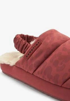 Next Hausschuh - Pink Animal Print -Next 1f1268b1c5b745e4b63c920df06f9927