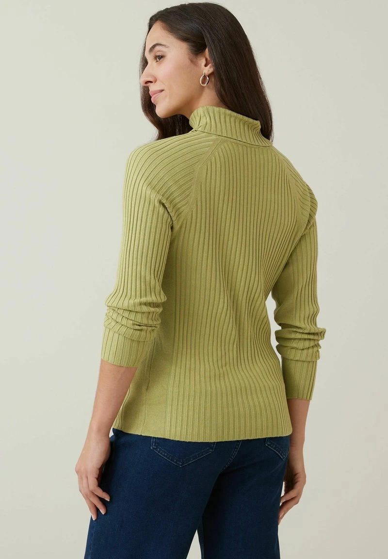 Next DETAIL ROLL NECK - Strickpullover - Green 2 Next DETAIL ROLL NECK - Strickpullover - Green – Bild 2