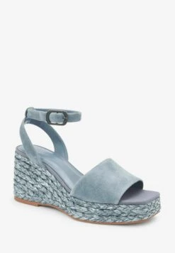 Next FOREVER COMFORT RAFFIA - Espadrille - Blue -Next 24374d107929450d826f2dd9884a702b
