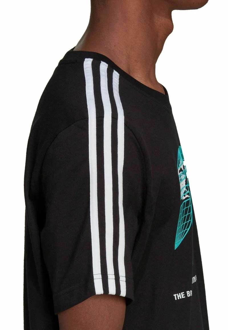 Next CAPPED SLEEVE WITH - T-Shirt Print - Blue Chambray 5 Next CAPPED SLEEVE WITH - T-Shirt Print - Blue Chambray – Bild 5