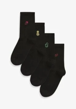 Next 4 PACK STANDARD - Socken - Black