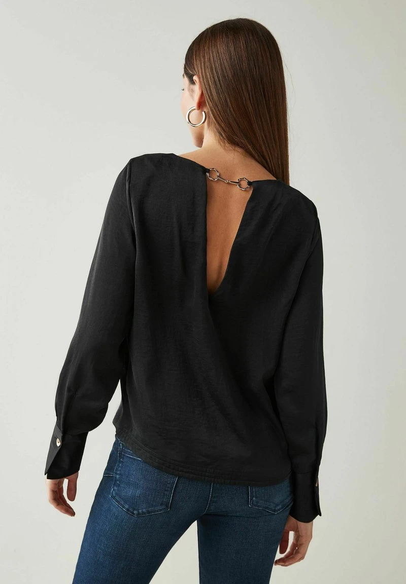 Next LONG SLEEVE DEEP CUFF STANDARD - Bluse - Black 2 Next LONG SLEEVE DEEP CUFF STANDARD - Bluse - Black – Bild 2