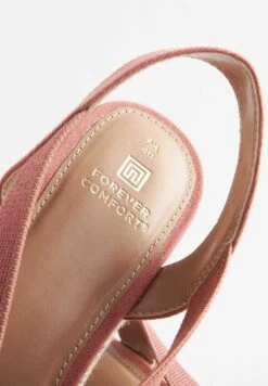 Next FOREVER COMFORT ELASTIC CLOSED TOE REGULAR WIDE FIT - Keilpumps - Pink -Next 2735518075e145b8854839851f43d1d8