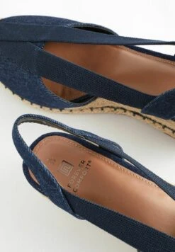 Next FOREVER COMFORT ELASTIC CLOSED TOE - Keilpumps - Navy Blue -Next 275b8aebc64f4eecba57db16515d64a0