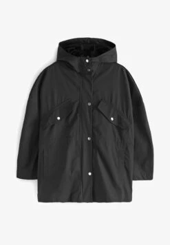 Next UTILITY RAIN WITH ADJUSTABLE WAIST STANDARD - Regenjacke / Wasserabweisende Jacke - Black -Next 27707e7b3a364a80b3d47a1865c6f763