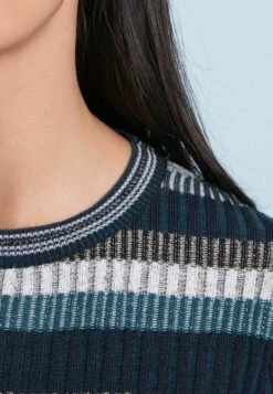 Next STRIPED CREW NECK STANDARD - Strickpullover - Blue -Next 2827deea083d40e6ba2c33e19c148d62