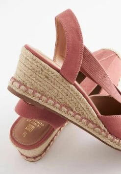 Next FOREVER COMFORT ELASTIC CLOSED TOE REGULAR WIDE FIT - Keilpumps - Pink -Next 2911076b733d47b4b441301f0e203561