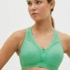 Next HIGH IMPACT ZIP FRONT - Bustier - Green