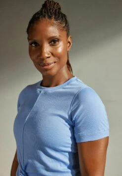 Next ACTIVE SHORT SLEEVE STANDARD - T-Shirt Basic - Blue -Next 2b62e90619824e2a979e57e305216f49