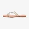 Next WITH JEWEL DETAILING STANDARD - Pantolette Flach - Nude