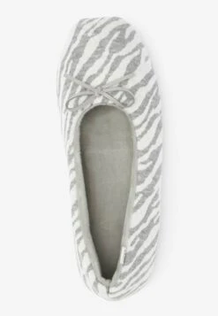 Next ANIMAL PRINT - Riemensandalette - Grey Zebra -Next 2bf0aeacfdad4bdaaefc2f137dc390d2