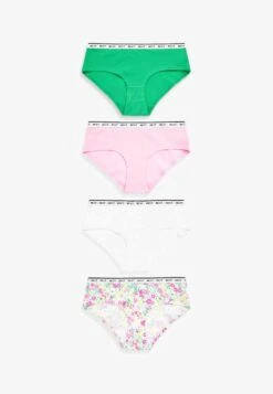 Next RICH LOGO FOUR PACK - Slip - Ditsy Print Green Pink -Next 2d081dd3dba543a3bfa65b989dd34d2d