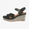 Next FOREVER COMFORT OPEN TOE - Espadrille - Black
