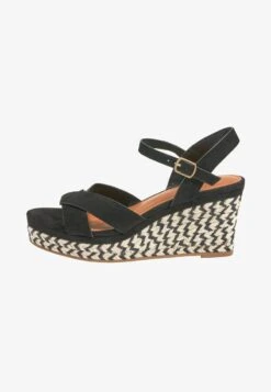 Next FOREVER COMFORT OPEN TOE - Espadrille - Black