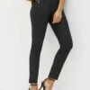 Next ELASTIC BACK ZIP DETAIL STANDARD - Stoffhose - Black