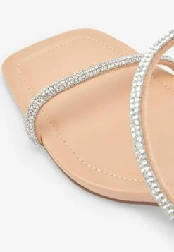 Next FOREVER COMFORT DOUBLE BAND STANDARD - Pantolette Hoch - Nude Cream -Next 2d526ecf3ec54112a3a69e336a6a5259