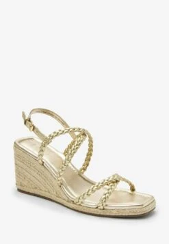 Next SIGNATURE PLAIT STANDARD - Keilsandalette - Gold Metallic 9 Next SIGNATURE PLAIT STANDARD - Keilsandalette - Gold Metallic -Next 2d87ece28ab94b0f806221eb6c075d77