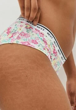 Next RICH LOGO FOUR PACK - Slip - Ditsy Print Green Pink -Next 2d9099b281fb4c8e88830b4f9cfa6f6f