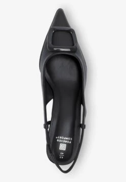 Next FOREVER COMFORT HARDWARE SLINGBACK KITTEN - Pumps - Black -Next 2dc49f92f24447e88ec0f8622eb45210